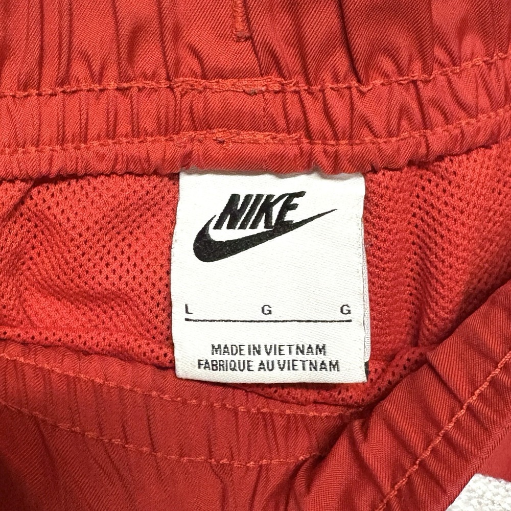 Nike Sportswear Woven Lined Flow Shorts Red Mens Size L - Picture 6 of 14